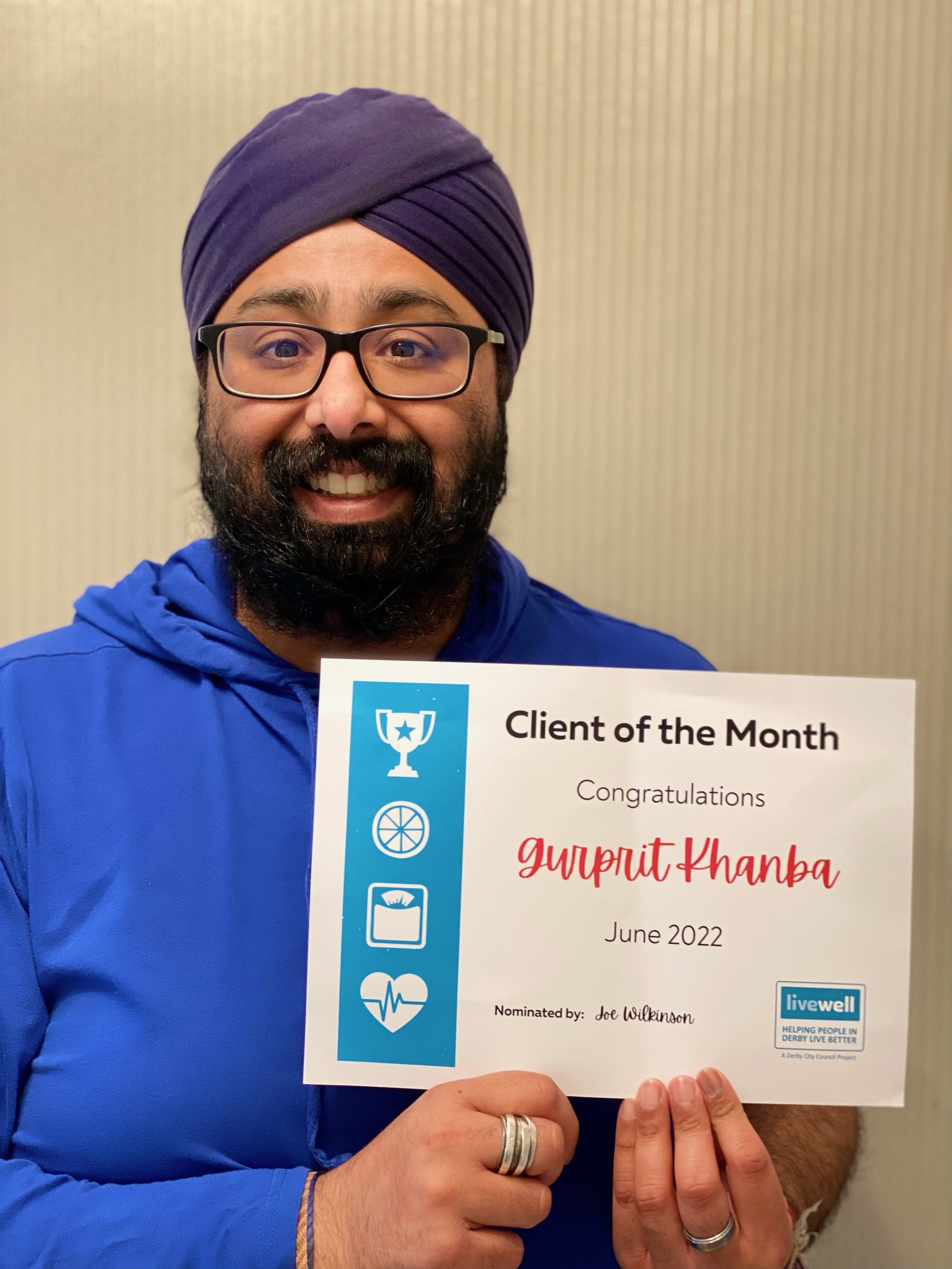 Client of the month - Gurprit