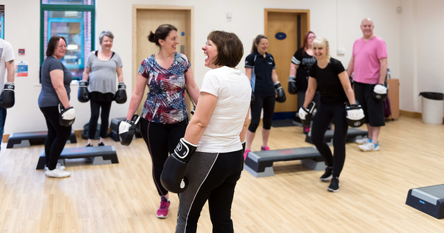 Image of group exercise session