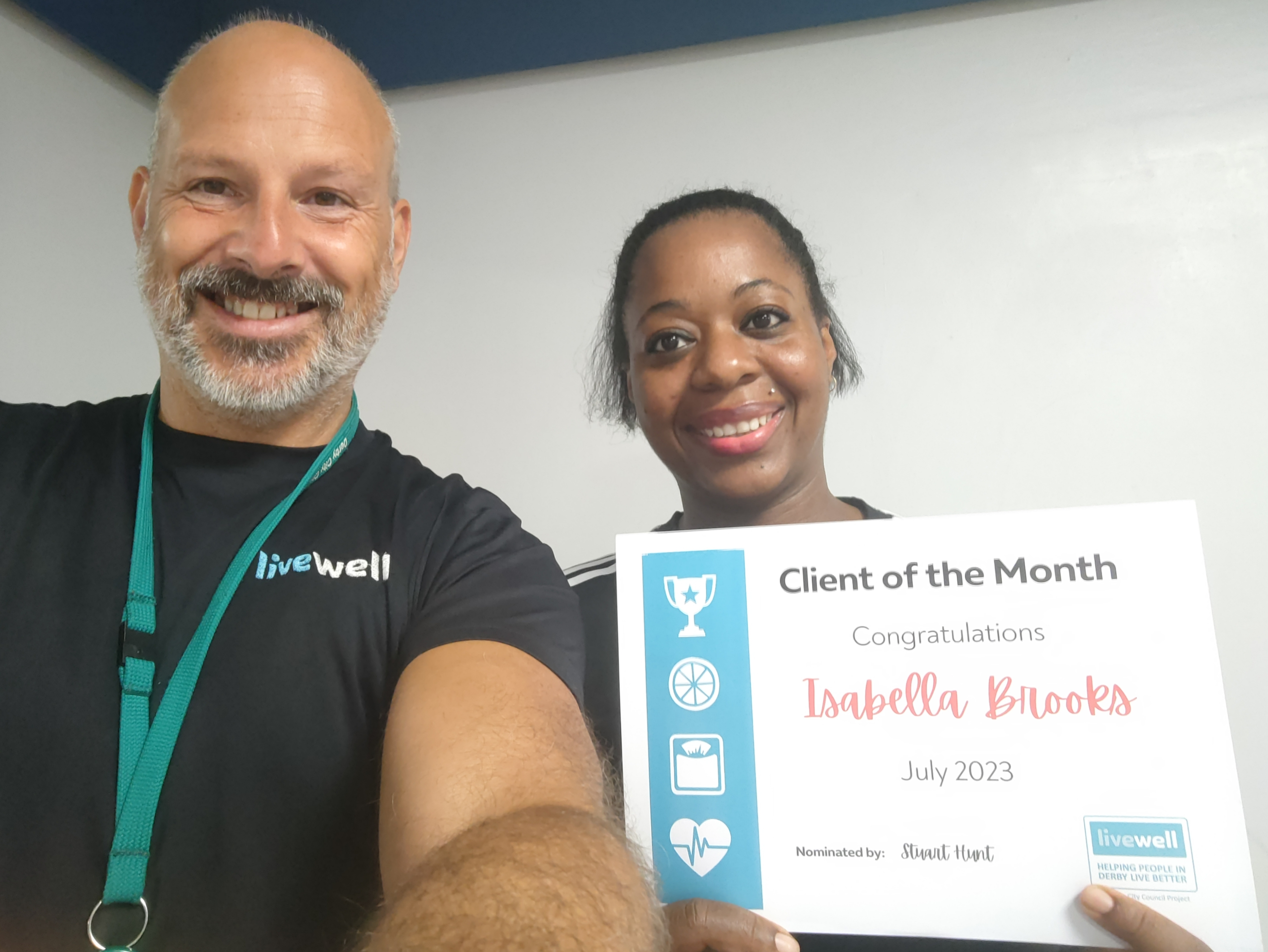 July Client of the Month - Isabella
