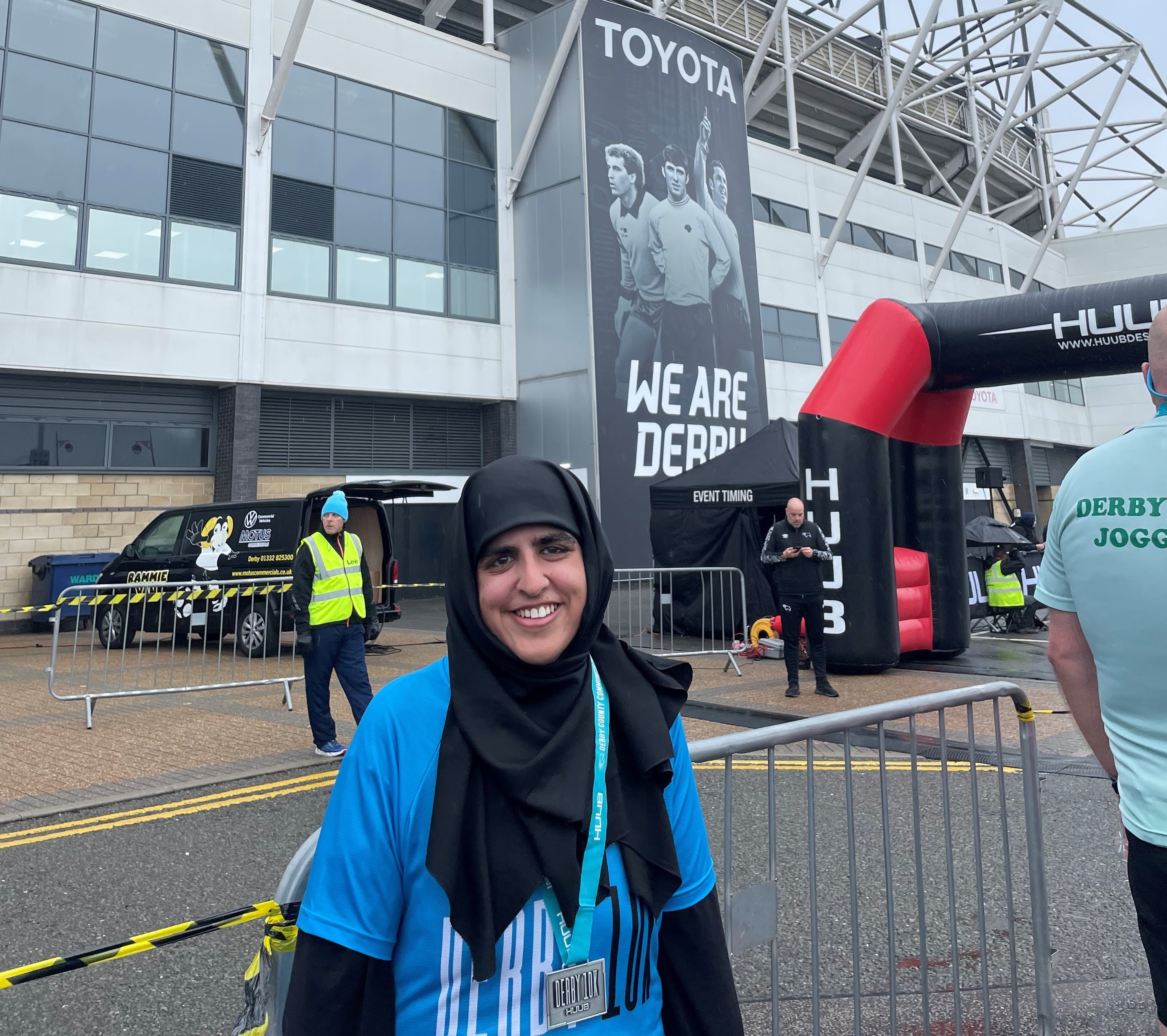 Jabeen at the Derby 10k