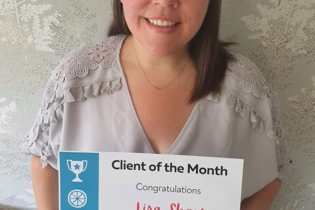 August Client of the Month - Lisa